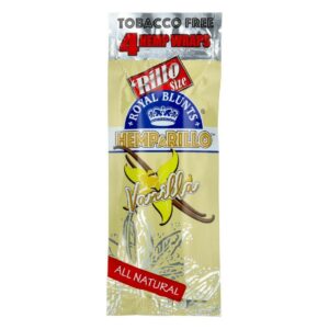 Royal Blunts Hemparillo Vanille x4 – Blunts chanvre sans tabac